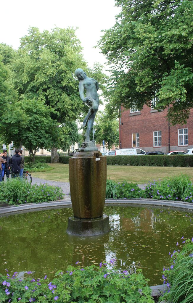 Stadsparken i Ängelholm i Skåne