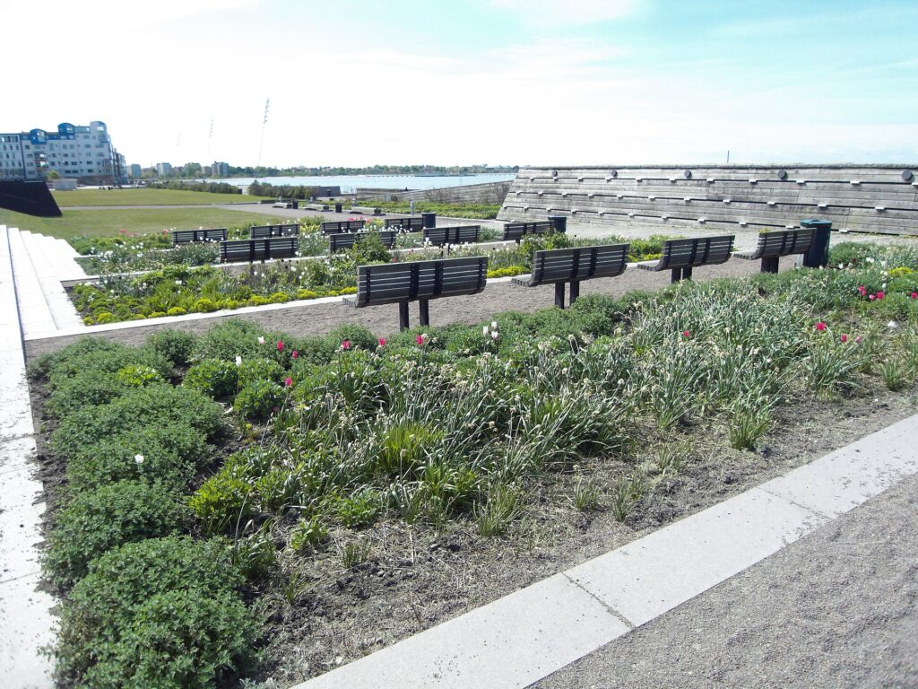 Daniaparken i Västra hamnen i Malmö