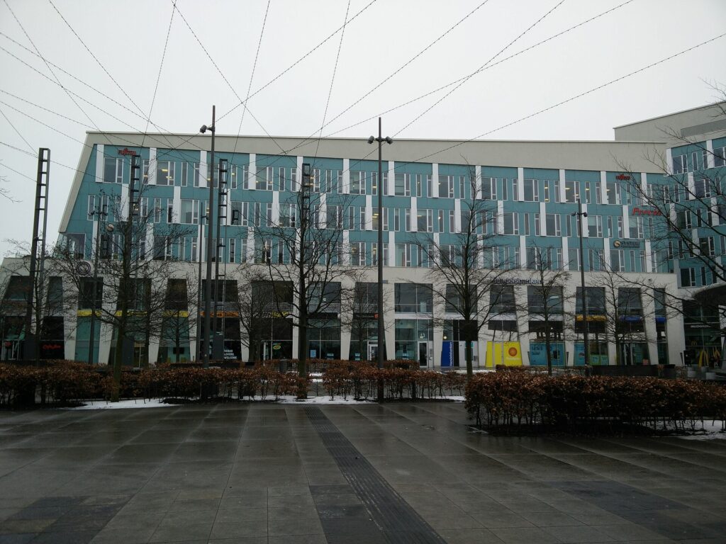 Hyllie stationstorg i Malmö