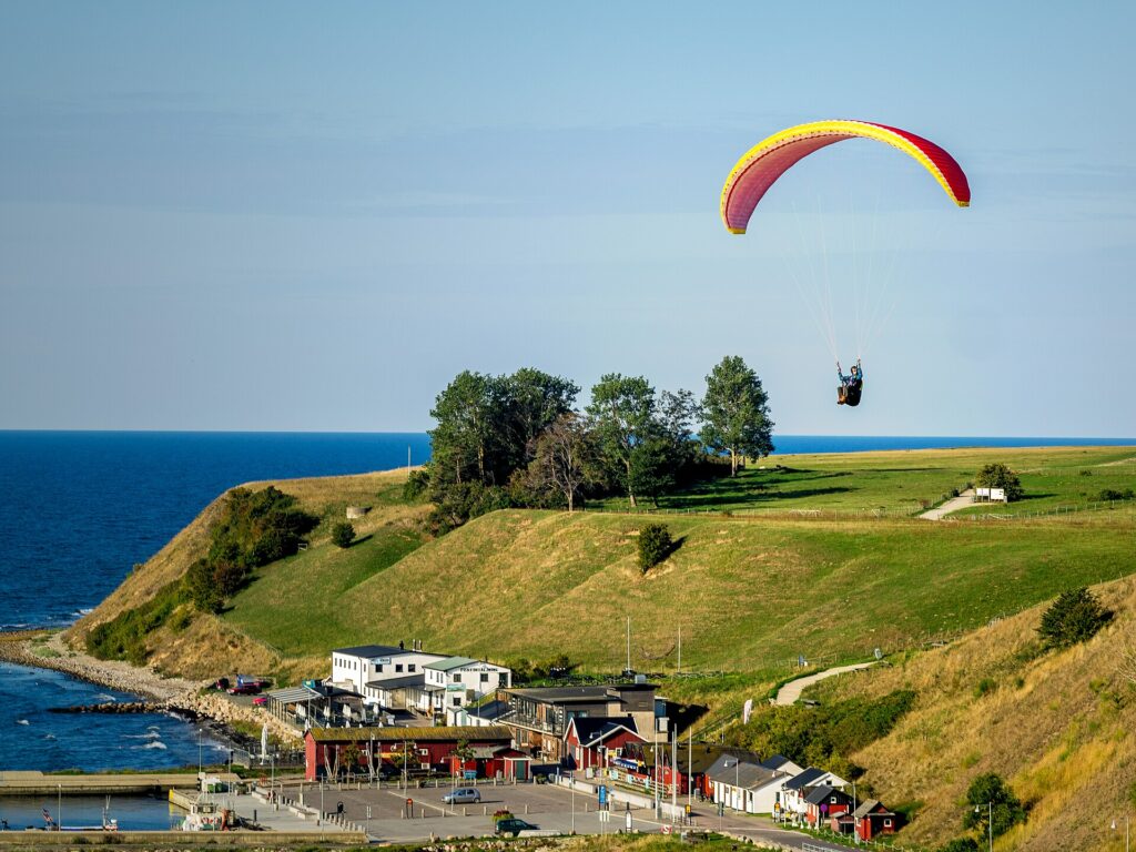 Kåseberga hamn på Österlen i Skåne