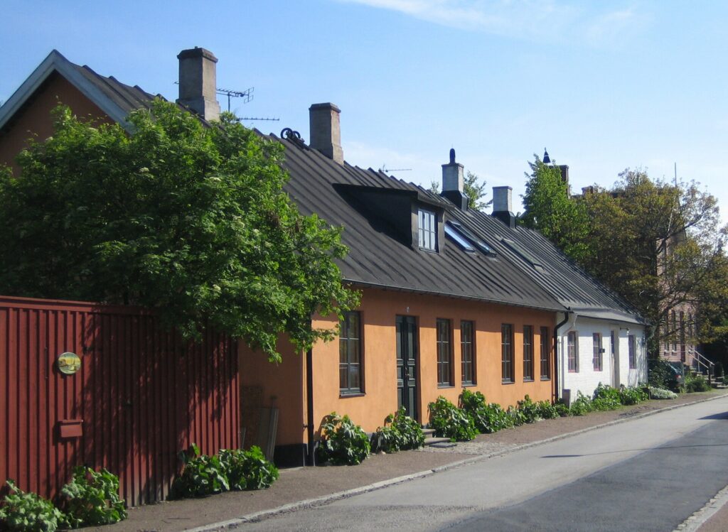 Gatumiljö i Limhamn i Malmö