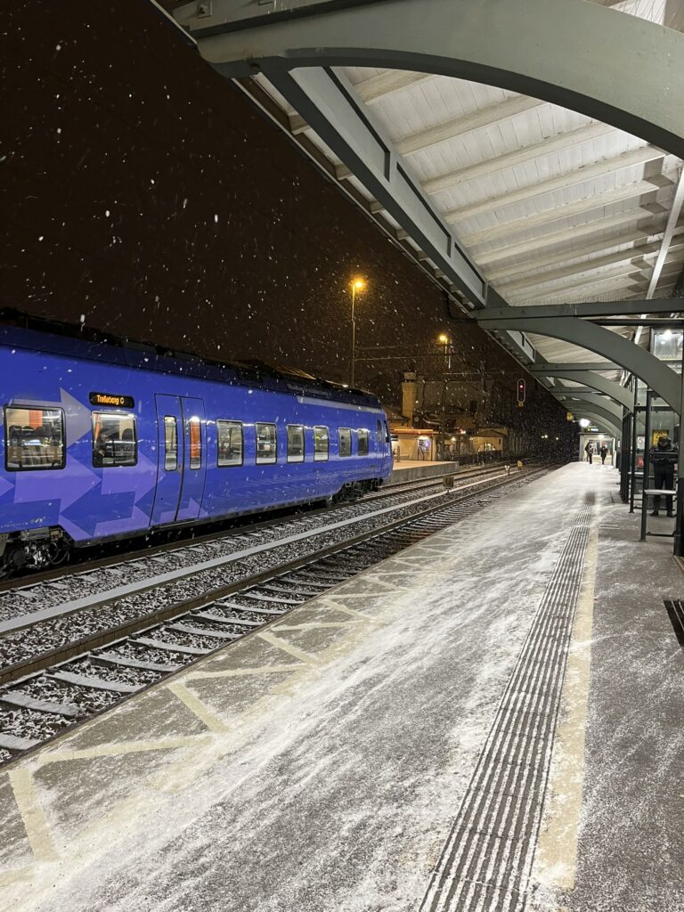 Pågatåg vid Lunds centralstation