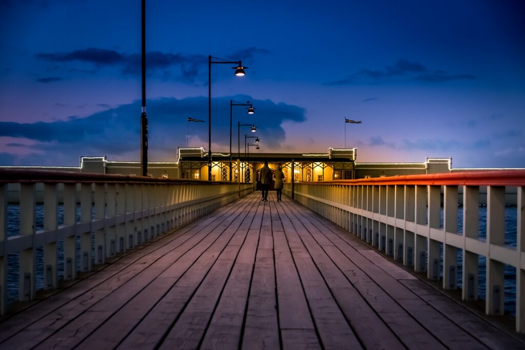 Badliv vid Ribersborgsstranden i Malmö