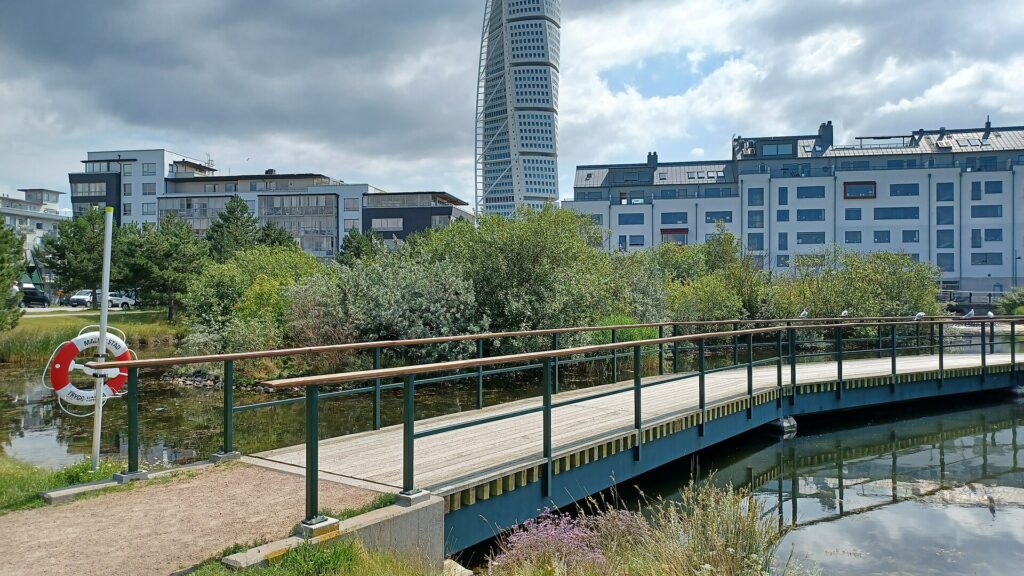 Scaniaparken i Västra hamnen i Malmö