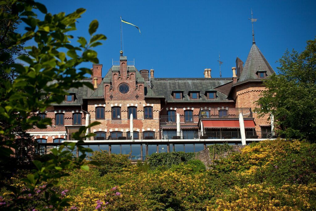 Sofiero slott med trädgården i Helsingborg