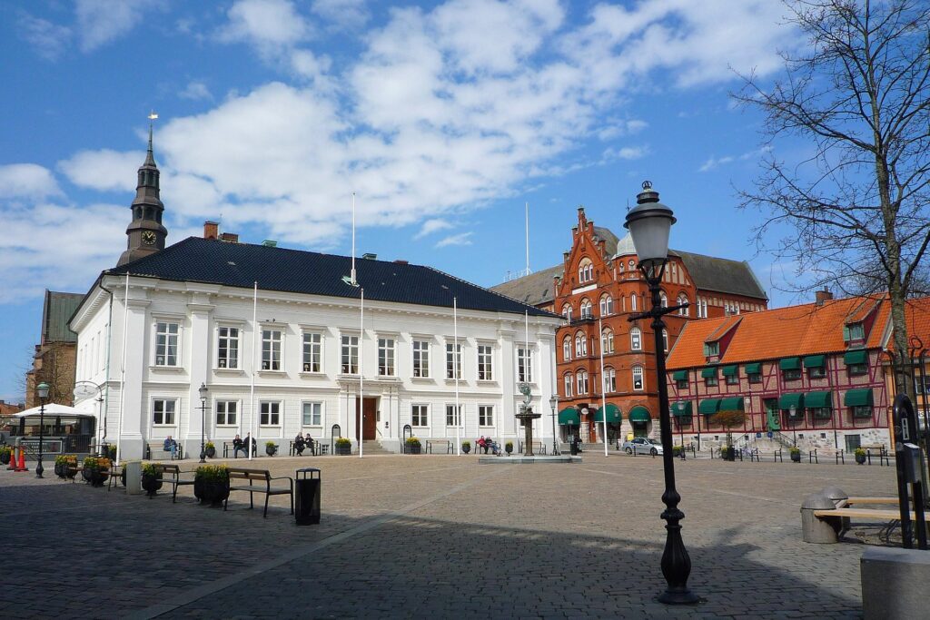 Rådhuset vid Stortorget i Ystad