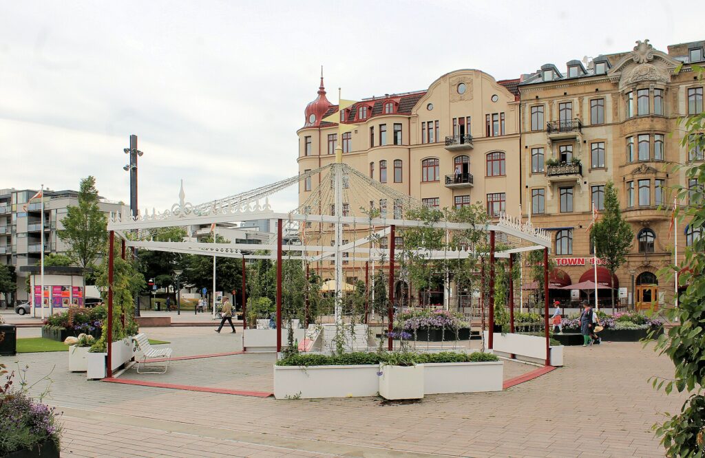 Sundstorget i centrala Helsingborg