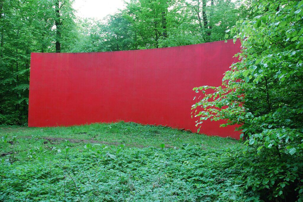 Konstinstallation i skulpturparken Wanås i Skåne